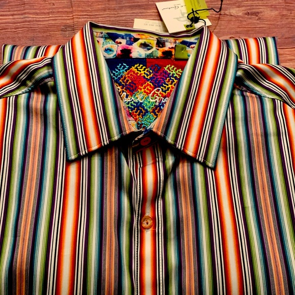 NWT Robert Graham men shirt - Picture 12 of 14